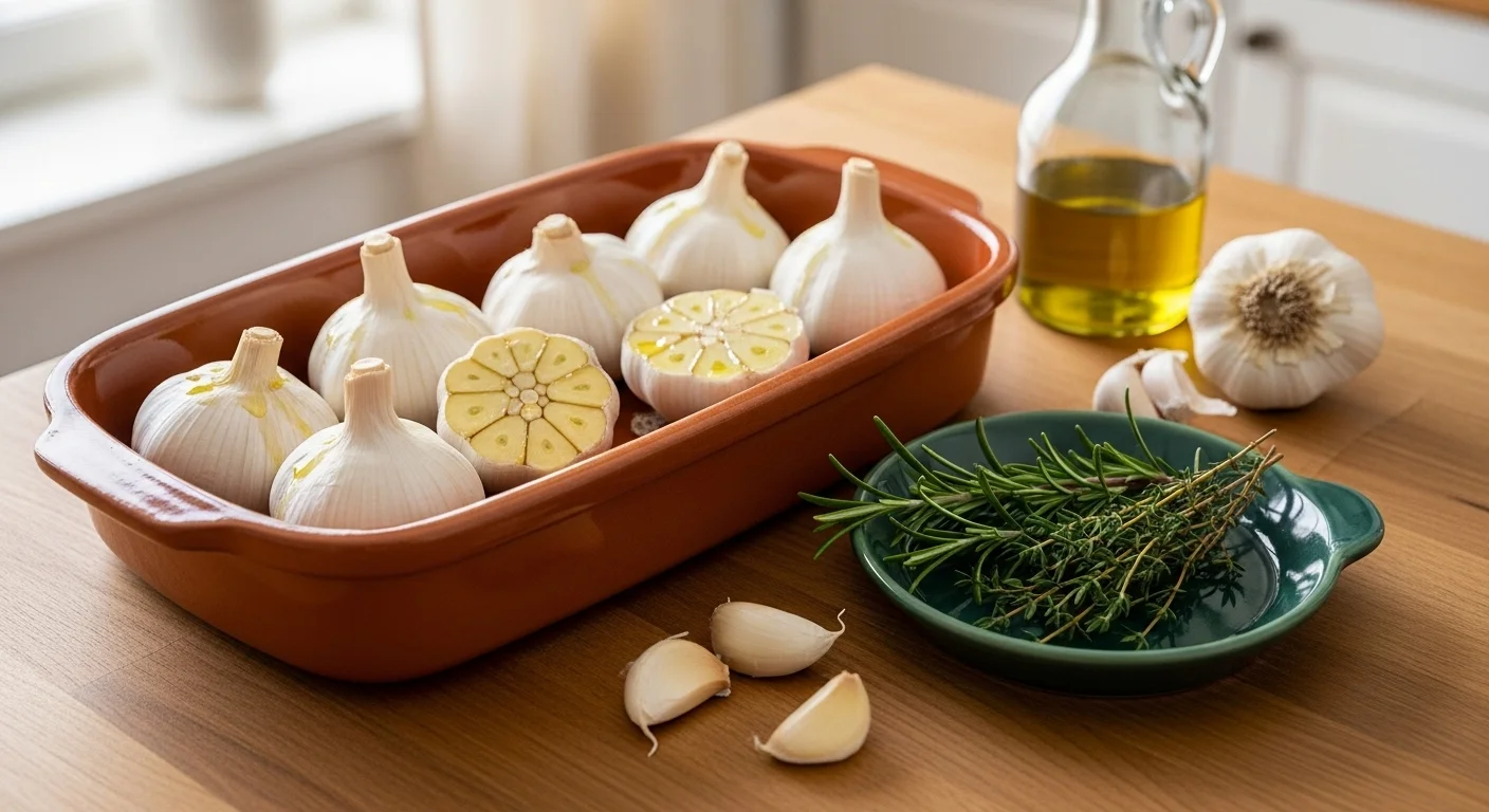 Roasting Garlic in a Garlic Roaster