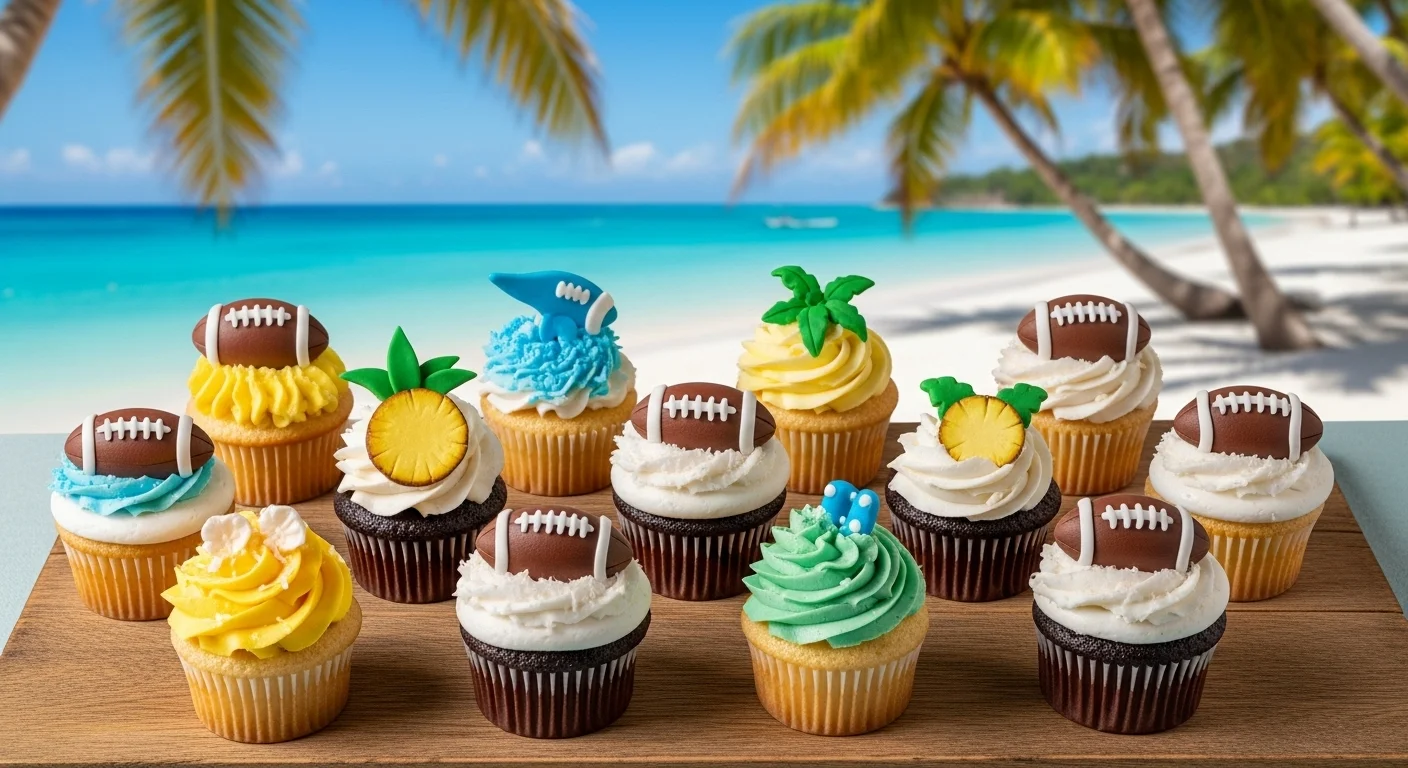 Football Cupcakes
